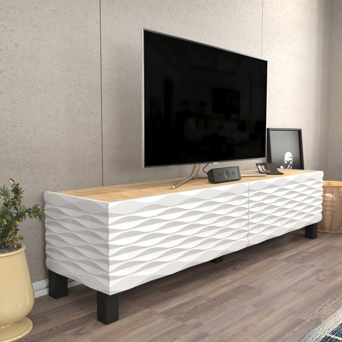 Hanah Home Soporte para TV Lerze - Sapphire, White